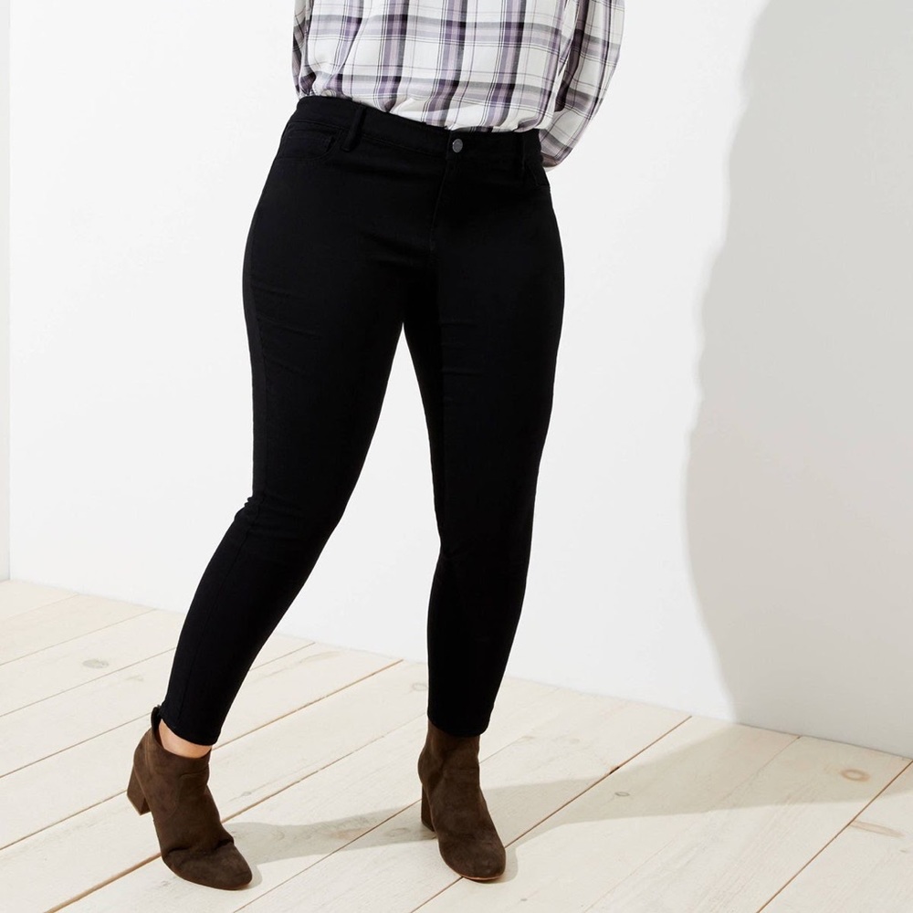 Loft Plus Brushed Sateen Pants NWOT